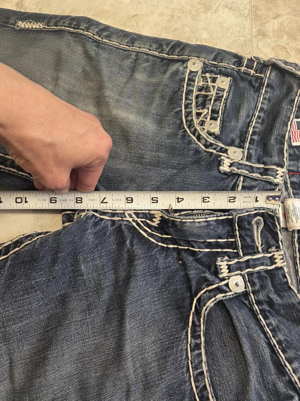 True Religion Bobby Super T Jeans Womens 28 - Picture 7 of 10